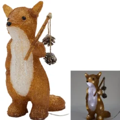RENARD ACRYLIQUE LUMINEUX H.33CM