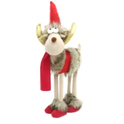 RENNE A POSER CHAPEAU ECHARPE SELLE ROUGE H.50CM