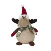 RENNE DEBOUT CHAPEAU ECHARPE PELUCHE H.22CM