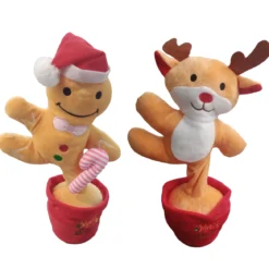 RENNE ET BONHOMME PAIN EPICE DANSANT MUSICAL