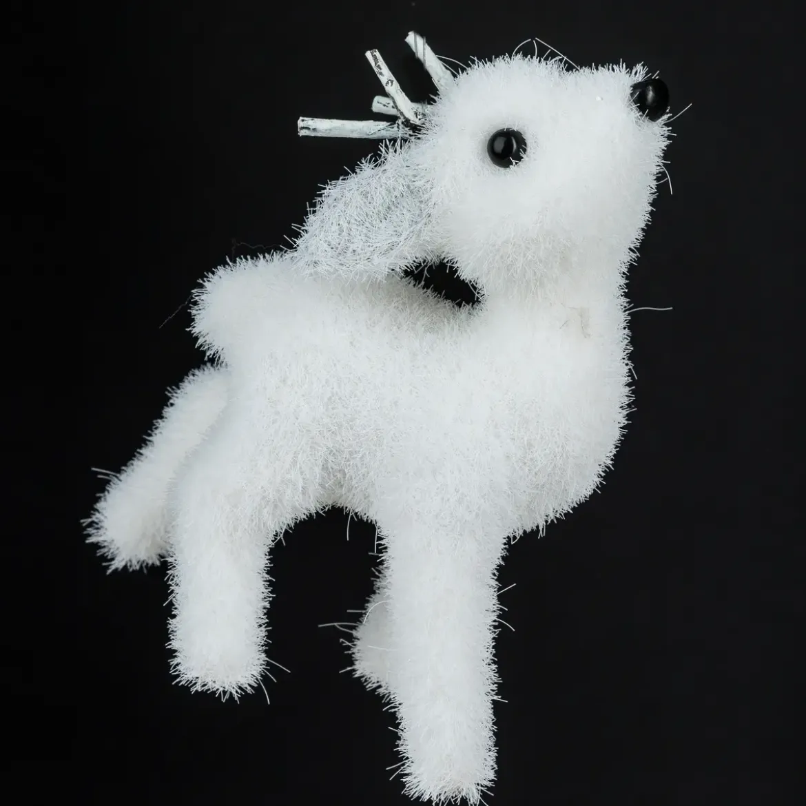 RENNE FLOQUE BOIS H.12CM