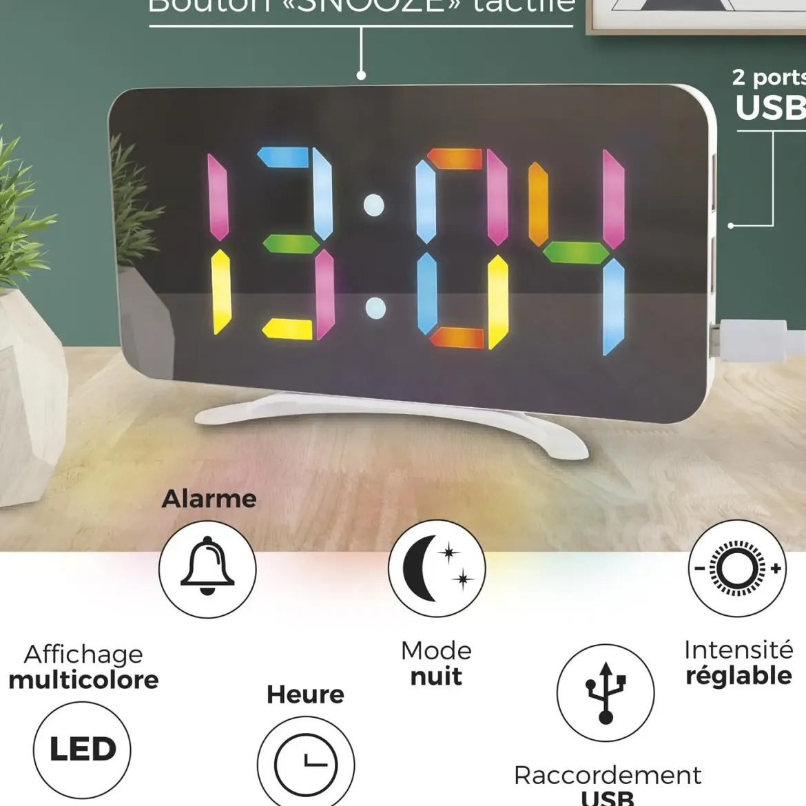 REVEIL LED MIROIR