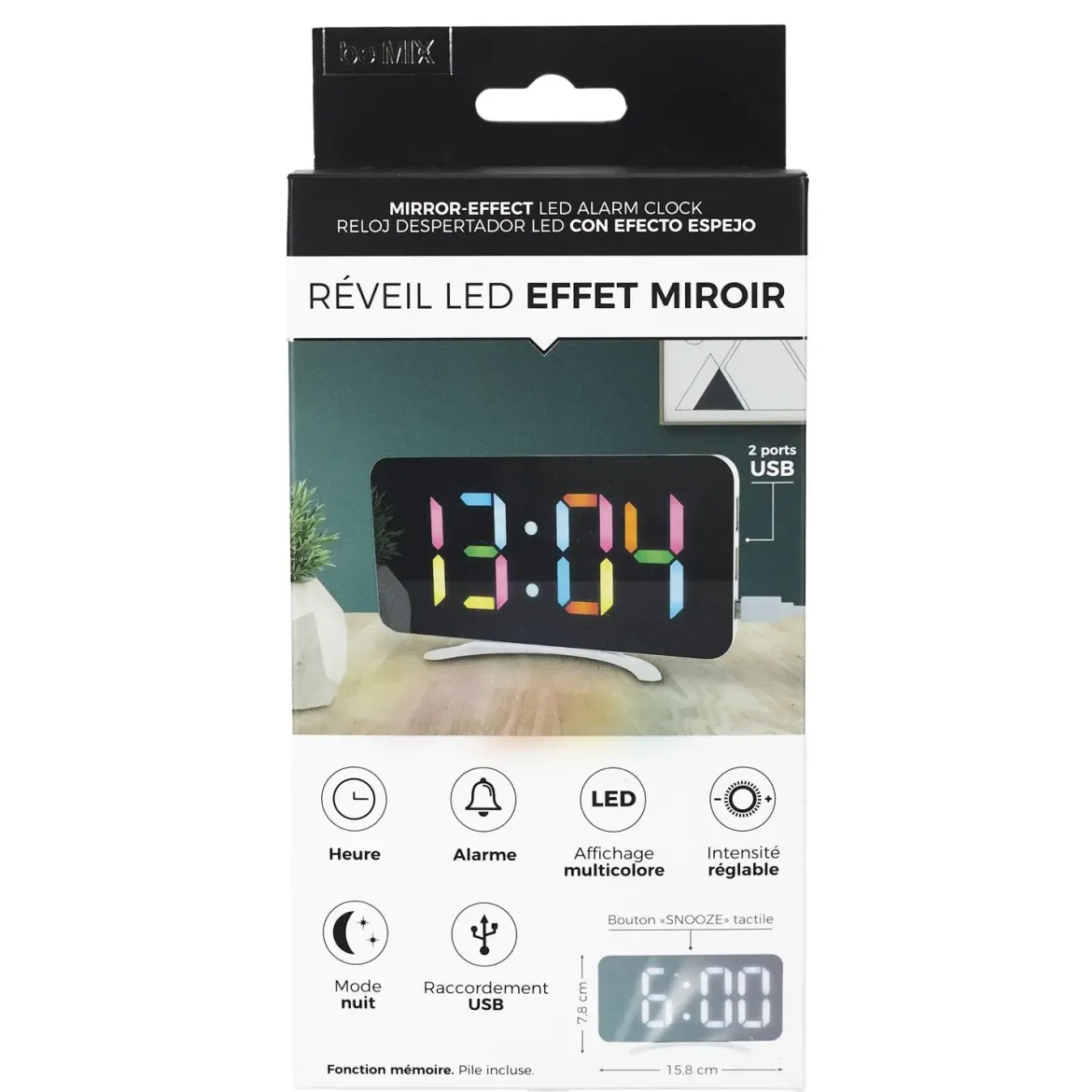 REVEIL LED MIROIR