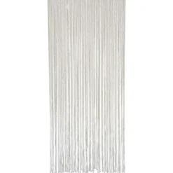 RIDEAU DE PORTE COTON FICELLE TRESSEE 90X200CM ECRU