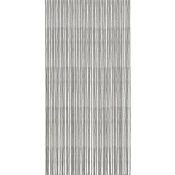 RIDEAU DE PORTE COTON POLYESTER CORDE TRESSEE 90X200CM GRIS