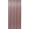 RIDEAU DE PORTE PLASTIQUE 90X220CM ROUGE BLANC GRIS