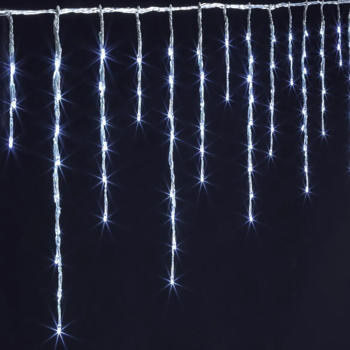 RIDEAU ELECTRIQUE EXTERIEUR 600LEDS BLANC FROID