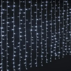 RIDEAU FACADE L.400CM 800 LEDS BLANC FROID