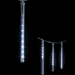 RIDEAU GOUTE L.360CM 100 LEDS BLANC FROID
