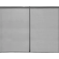 RIDEAU MOUSTIQUAIRE AIMANTE BAIE VITREE 300X220CM GRIS