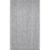RIDEAU PORTE CHENILLE 120X220CM GRIS BLANC