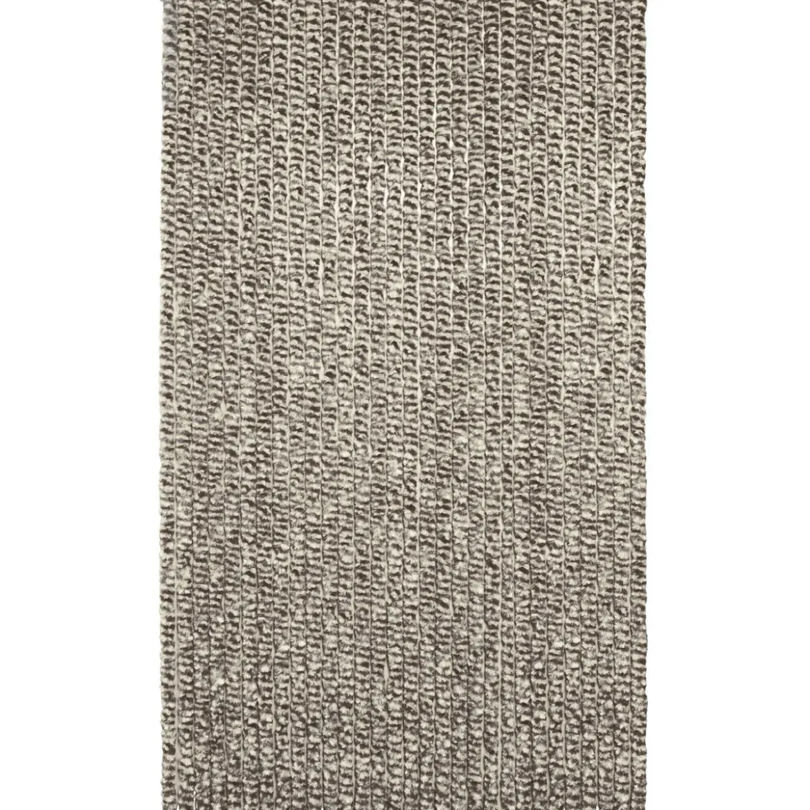 RIDEAU PORTE CHENILLE 120X220CM TAUPE BEIGE