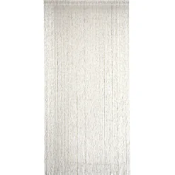 RIDEAU PORTE COTON POLYESTER BOUCLE 90X200CM NATUREL