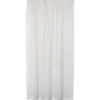 RIDEAU PORTE POLYESTER LIN TISSE 135X225CM NATUREL
