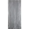 RIDEAU PORTE POLYESTER POMPON 90X200CM GRIS