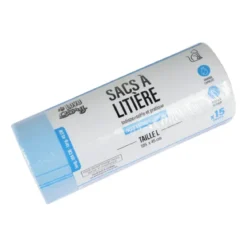 ROULEAU DE 15 SACS A LITIERE TAILLE L