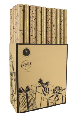 ROULEAU KRAFT BRUN PERMANENT 0.70X2M