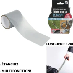 RUBAN ADHESIF HAUTE RESISTANCE 20 METRES