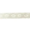 RUBAN DENTELLE COTON ECRU ROSACE 1.6CMX2M