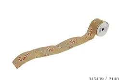 RUBAN JUTE IMPRIME 5X300CM