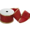 RUBAN ORGANZA PAILLETE 50 MM LONG 3M