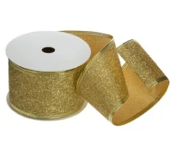 RUBAN ORGANZA PAILLETE 50 MM LONG 3M