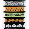 RUBANS HALLOWEEN GROS GRAIN 1M X 1.5CM X 5 PCS