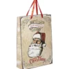 SAC CADEAU PERE NOEL D.33X10.2X45.5CM