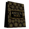 SAC KDO TEINTE MASSE JOYEUX NOEL PF 18X23CM