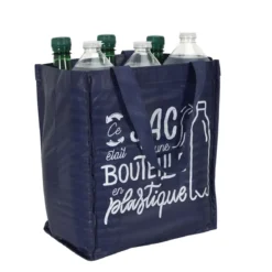 SAC A BOUTEILLES RECYCLE 24X28X16CM