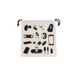 SAC ACCESSOIRES ELECTRONIQUES VOYAGE IMPRIME NATUREL