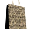 SAC CABAS HERBE ZEBRE 24X12X32CM