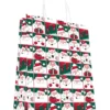 SAC CABAS KRAFT BLC PF PERE NOEL MF 24X32CM