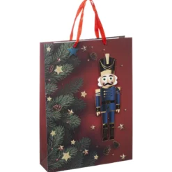 SAC CADEAU CASSE NOISETTE D.33X10.2X45.5CM