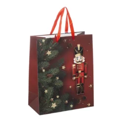 SAC CADEAU CASSE NOISETTE D.26.7X12.5X33CM