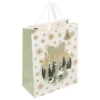 SAC CADEAU GIVRE D HIVER D.26X12.7X32.4CM