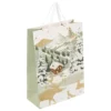 SAC CADEAU GIVRE D HIVER D.33.1X15X46CM