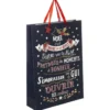 SAC CADEAU IMPRIME WORDING NOEL D.33X10.2X45.5CM