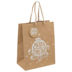 SAC CADEAU KRAFT HOLOGRAPHIQUE D.18X10X23CM