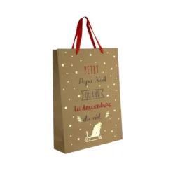 SAC CADEAU NOEL 28X8X37CM