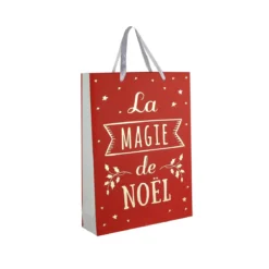 SAC CADEAU NOEL 28X8X37CM