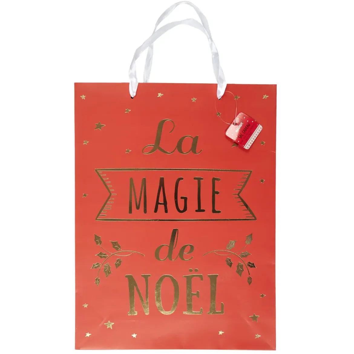 SAC CADEAU NOEL 28X8X37CM