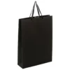 SAC CADEAU PAILLETTE NOIR D.33X10.2X45.5CM