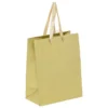 SAC CADEAU PAILLETTE OR D.18X10X23CM