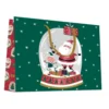 SAC CADEAU PERE NOEL ROUGE VERT 32X40CM