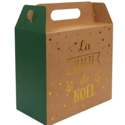 SAC CADEAU PLIABLE NOEL 27X14X24CM