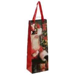 SAC CADEAU TRADITIONNEL PERE NOEL BOUTEILLE