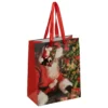 SAC CADEAU TRADITIONNEL PERE NOEL D.18X10X23CM