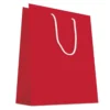 SAC CADEAU UNIS ROUGE MAT MOYEN FORMAT
