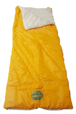 SAC DE COUCHAGE DE CAMPING KANDBASE ENFANT ORANGE